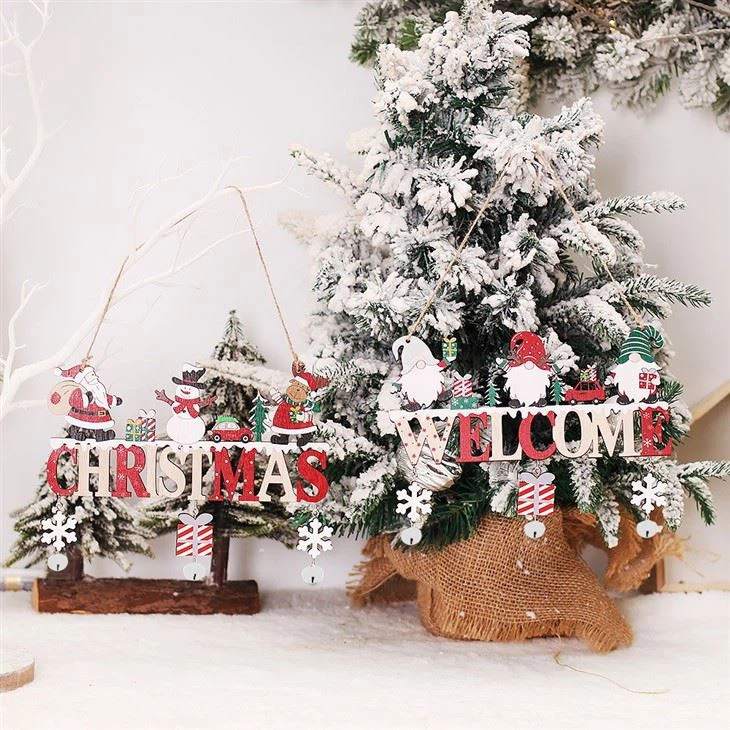 Wooden Christmas Tree Hanging Decoration Supplier