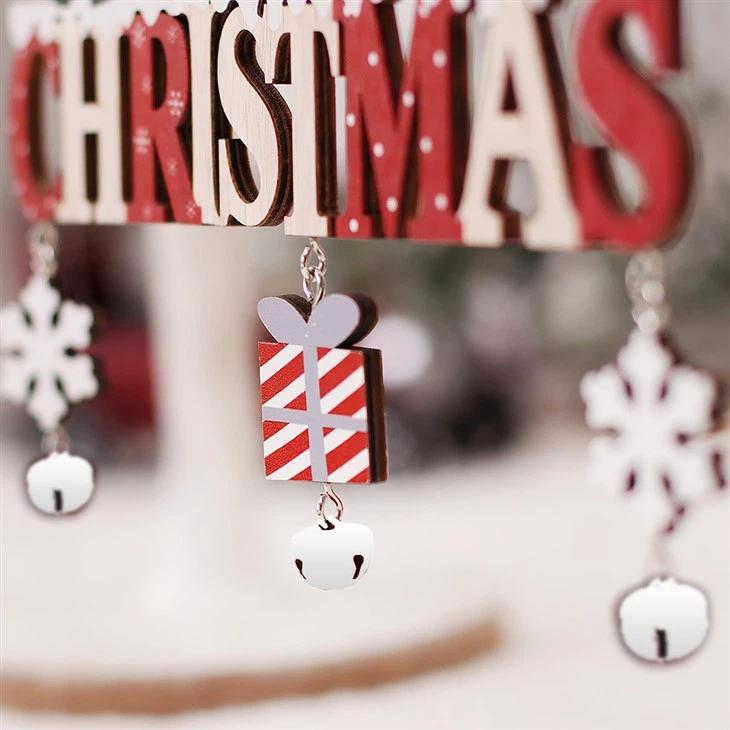 Wooden Christmas Tree Hanging Decoration Made In China